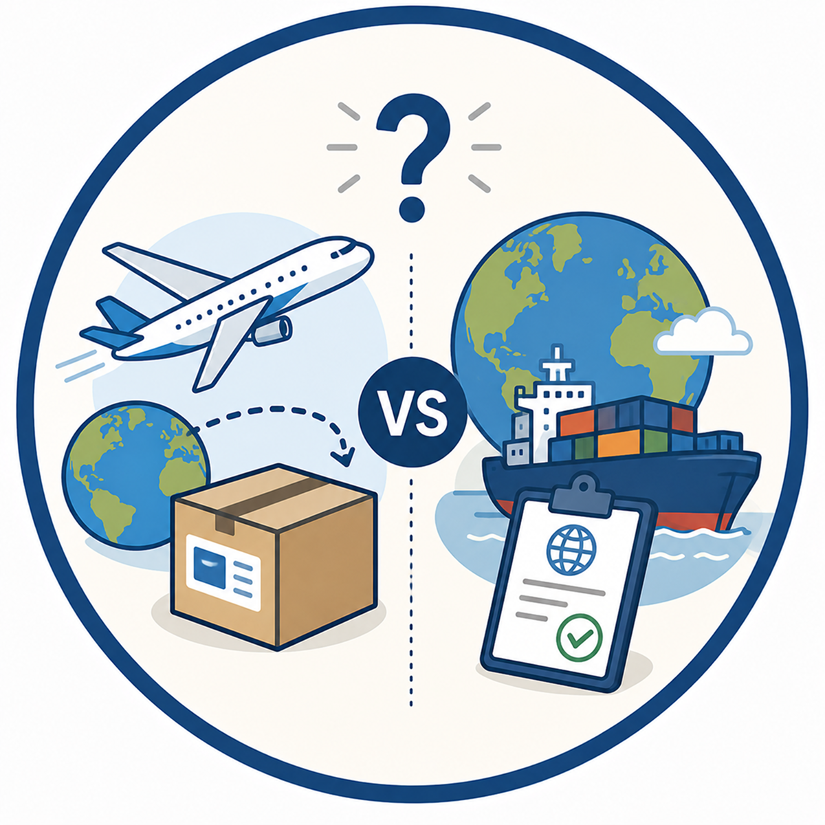 How do overseas shipping and formal export differ? — Is sending via EMS considered an export?